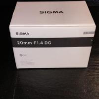 Sigma art 20mm f1.4 DG  per Nikon