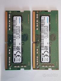Ram per Notebook Samsung Ddr4 8Gb Nuove
