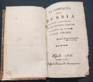 Libro Antico del 1816,La Campagna di Russia,