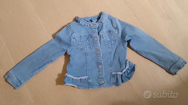 Giacca jeans bambina idexe