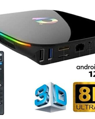 SMART TV BOX 8K ANDROID 12 WIFI 5G CON 8GB DI RAM