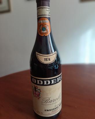 bottiglia Fratelli Oddero BAROLO 1974 – Livello Pe