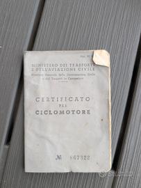 Libretto motociclo Testi