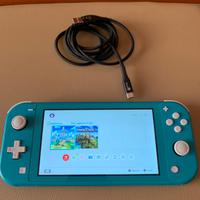 Nintendo Switch lite turchese