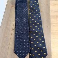 2 cravatte Paolo da Ponte originali in seta