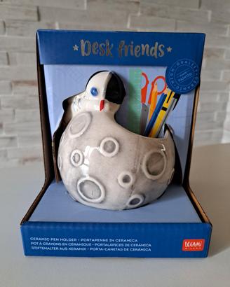 Portapenne astronauta ceramica 