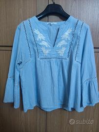 Camicia estiva ricamata