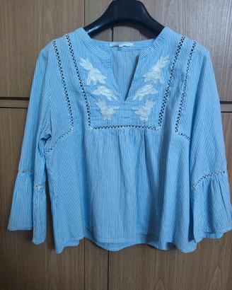 Camicia estiva ricamata