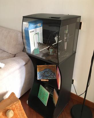 Acquario Fluval 57L completo con tavolino