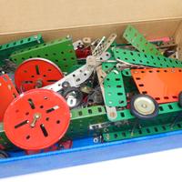 Scatola Meccano vintage - pezzi vari
