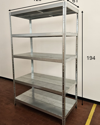 Scaffale in metallo da magazzino