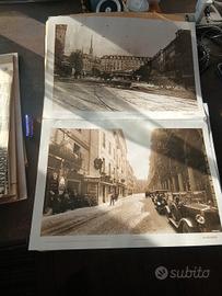 Vecchie ristampe storiche Torino P.zza castello Vi