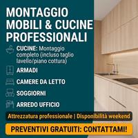 Montaggio Mobili , Cucine e Arredamento .