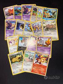 Lotto carte Pokemon semi-vintage