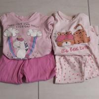 2 pigiami OVS bambina rosa