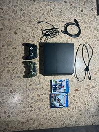 PS4 Fat con 2 controller e 2 GiochI