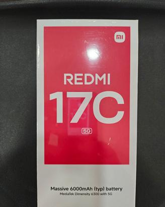 Xiaomi Redmi 17C 5G  128/4 Black NUOVO