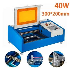 Laser Co2 40w taglio legno incisioni, 30x20cm