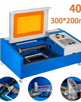 Laser Co2 40w taglio legno incisioni, 30x20cm