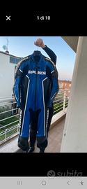 tuta moto in pelle mis.50 