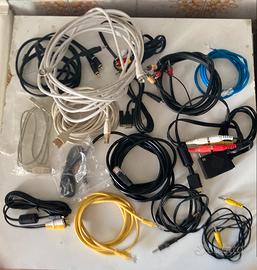 15 cavi per Audio e Video TV HIFI Computer