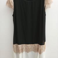 abito elegante e coprispalle 