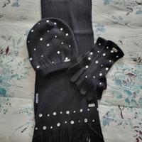 set invernale cappello sciarpa guanti