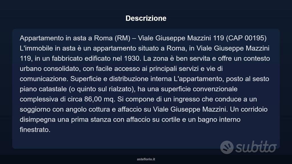 Appartamento – Roma, Città giudiziaria, Della Vittoria - Vista 3