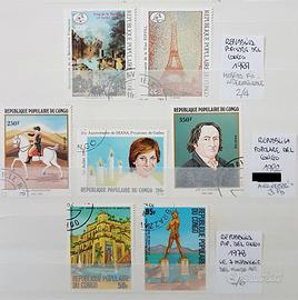 CONGO 1978-82-89 - Lotto di 7 fb a temi vari