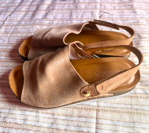 Sandali in vera pelle memory