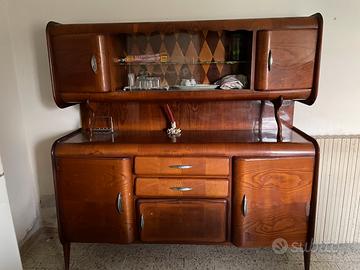 Credenza cucina art decó palissandro anni 40