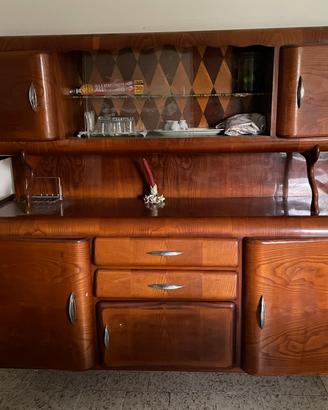Credenza cucina art decó palissandro anni 40
