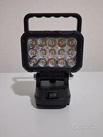 Faretto led per batteria Makita 18 v