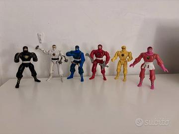 Lotto POWER RANGERS Ninja Rangers 1995 BANDAI