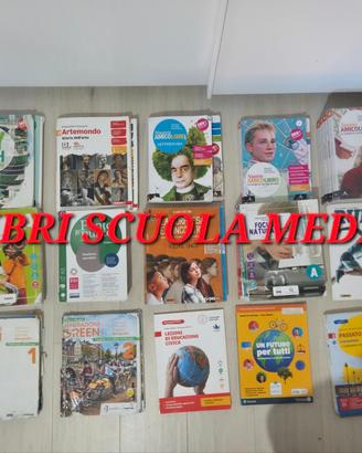  libri scuola media varie annualità