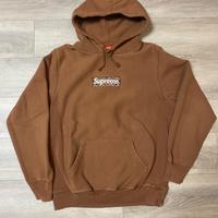 Box logo Supreme Bandana Brown Hoodie