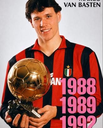 Fotografia Milan Van Basten palloni d'oro 