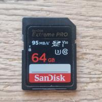 SanDisk Extreme PRO 64 GB, Scheda di Memoria SDXC,