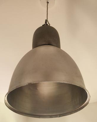 Lampadario industriale francese primi ’900