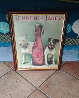 insegna birra Tennent's Lager