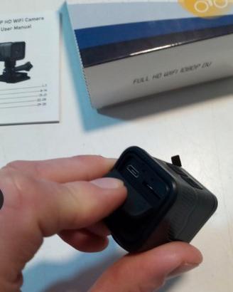 Action Cam Mini WiFi 1080P HD & Supporti