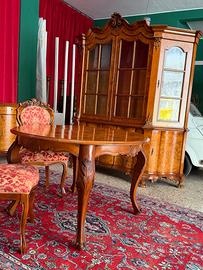 Mobilio con artigianale in noce /radica di mirto