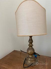 Lampada tavolo ottone
