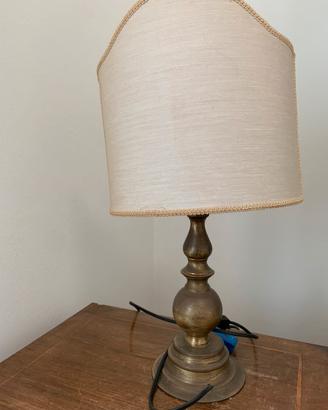 Lampada tavolo ottone