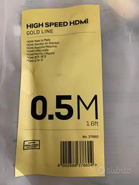 HDMI  GOLD LINE DA 0,5 METRI NUOVO