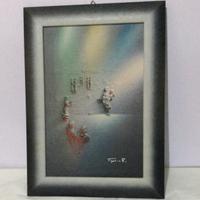 Z. Popovic Olio su tela con rilievo