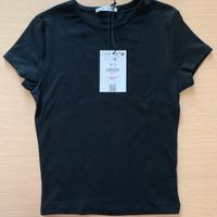 Maglietta maniche corte donna nera