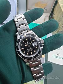 Rolex Submariner 16610 Spider Dial Full Set 1992