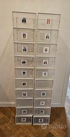 20 scatole contenitori per scarpe