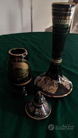 serie vasi greci con decorazioni Oro 24k